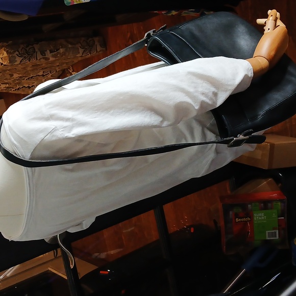 Coach - 6003 - LegacyChelsea Shoulder Bag - Black - Picture 13 of 13